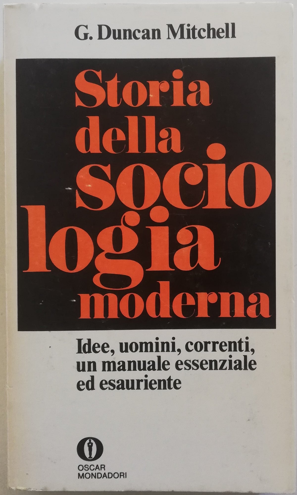 Storia della sociologia moderna - Mondadori - Libreria Biellese