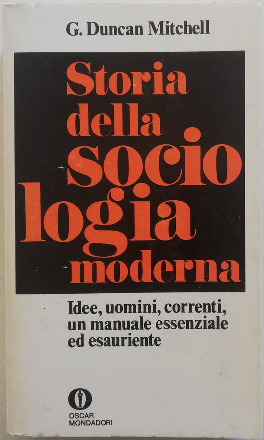 Storia della sociologia moderna - Mondadori