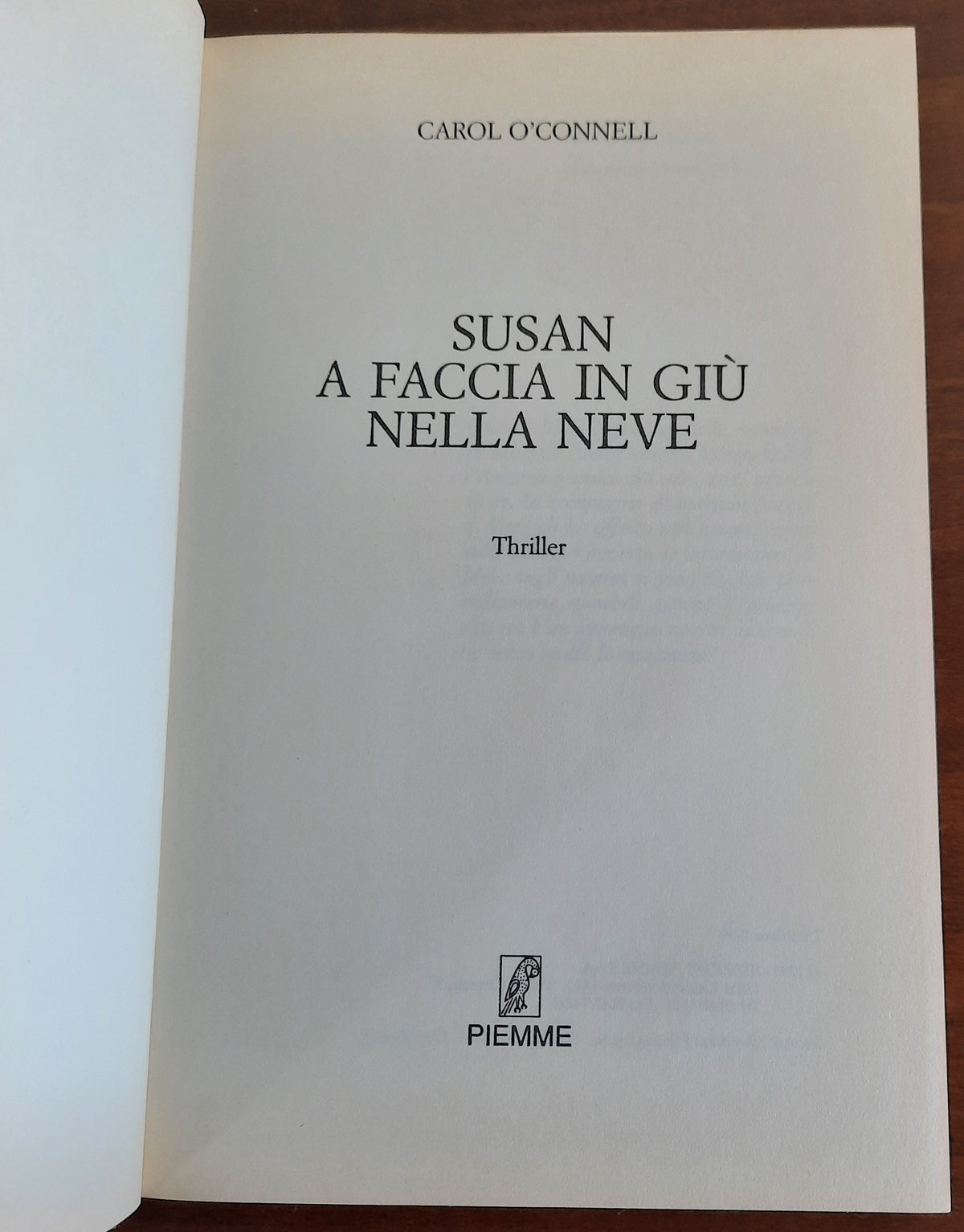 Susan a faccia in giù nella neve - Libreria Biellese