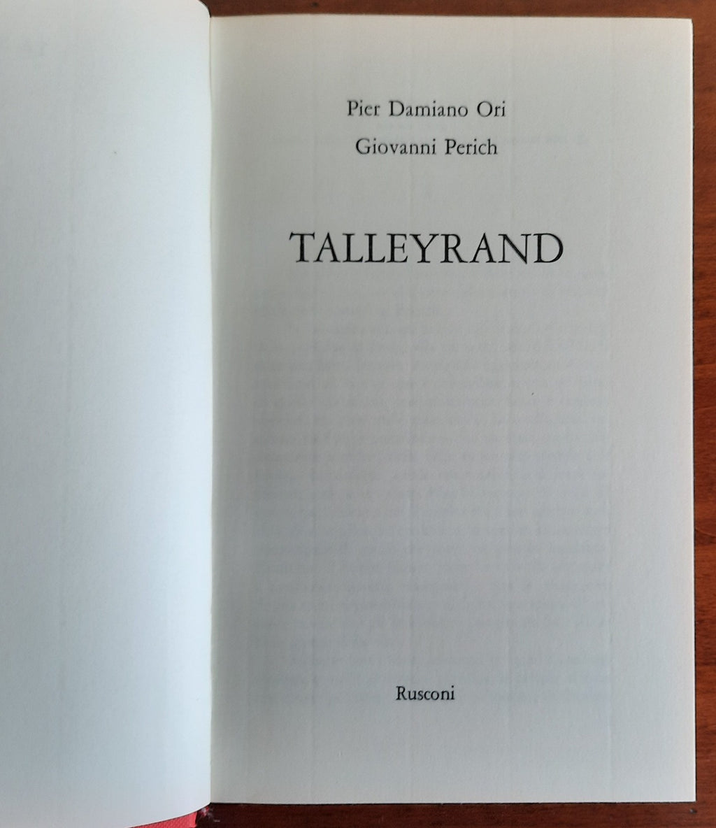Talleyrand - Libreria Biellese