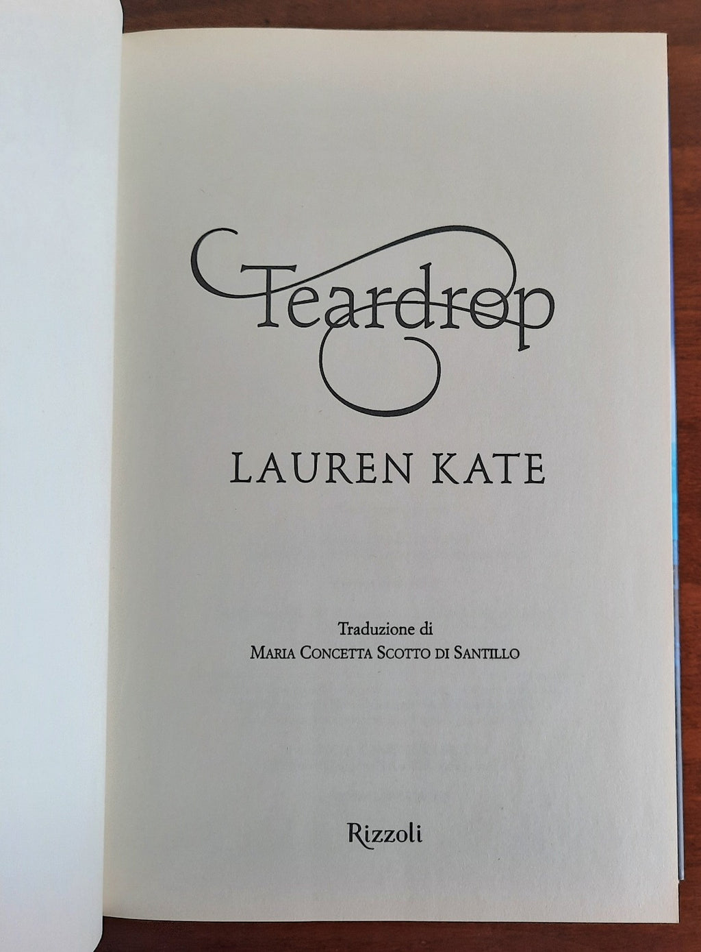 Teardrop - Lauren Kate - Libreria Biellese