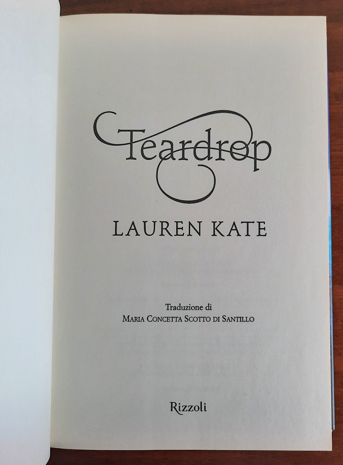 Teardrop - Lauren Kate - Libreria Biellese