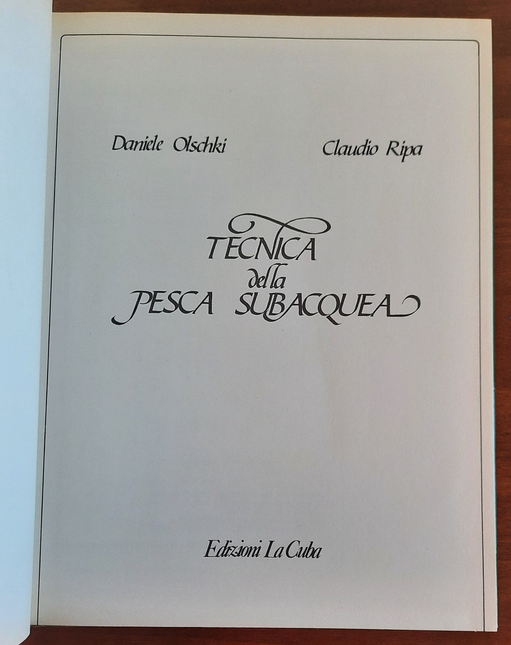 Tecnica della pesca subacquea - Libreria Biellese