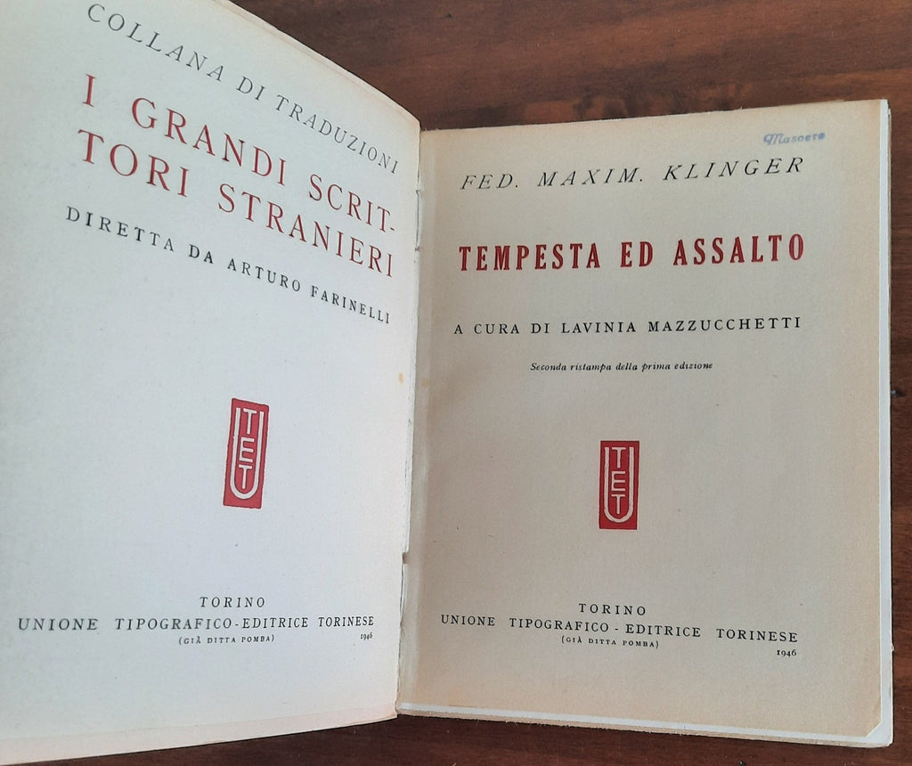 Tempesta ed assalto - Libreria Biellese