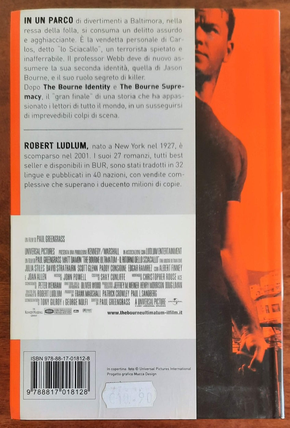 The Bourne ultimatum. Il ritorno dello sciacallo - Rizzoli - 2009 - Libreria Biellese