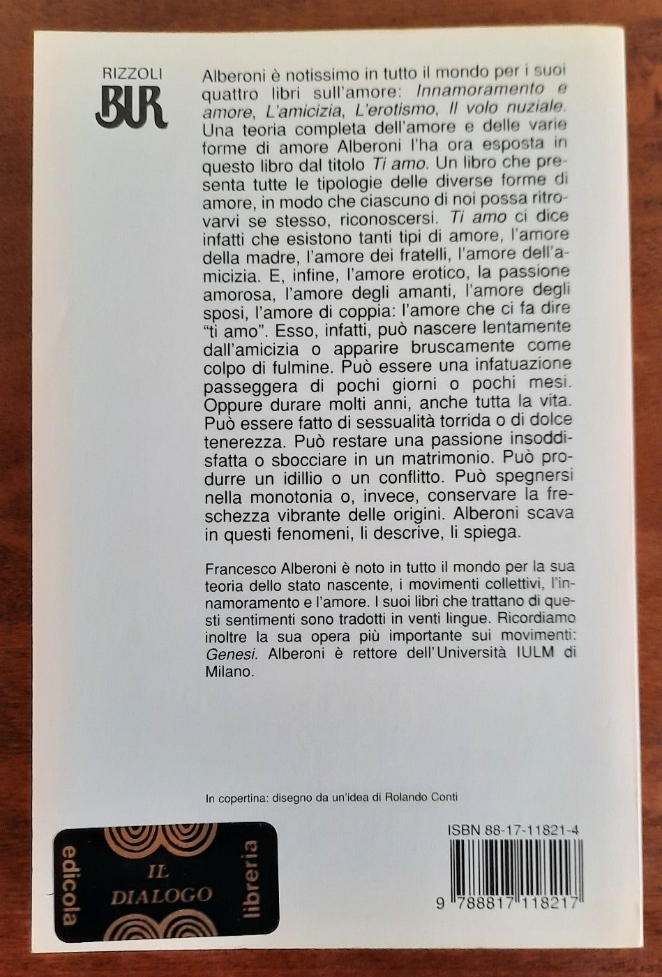 Ti amo - Francesco Alberoni - Libreria Biellese