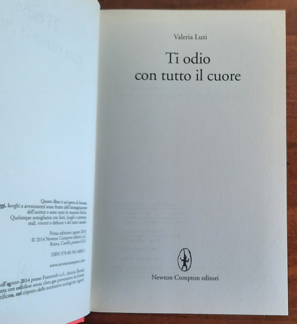 Ti odio con tutto il cuore - Libreria Biellese