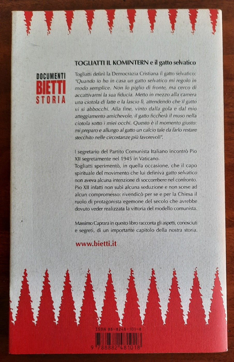 Togliatti, il Komintern e il gatto selvatico - Libreria Biellese