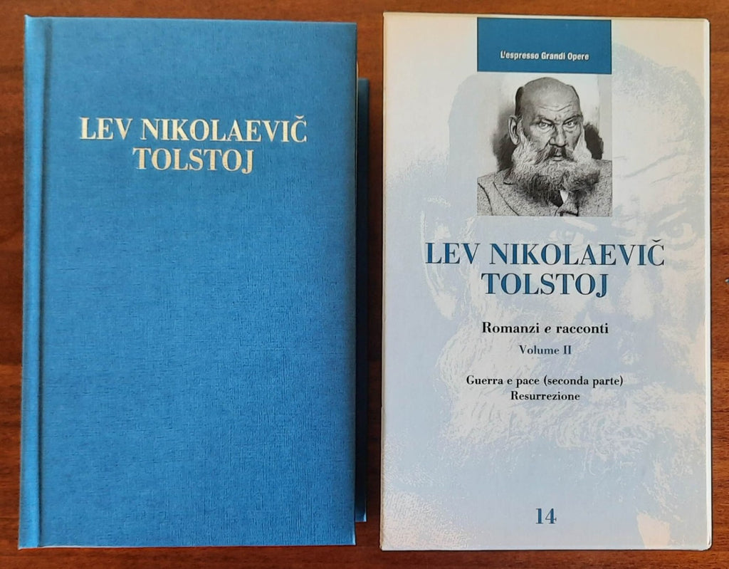 Tolstoj : Romanzi e racconti - vol. II - Guerra e pace 2^ parte - Resurrezione - Libreria Biellese