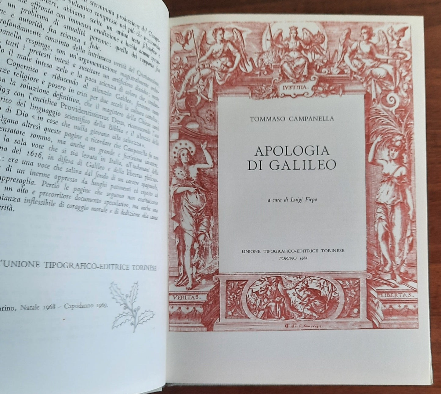 Tommaso Campanella : Apologia di Galileo