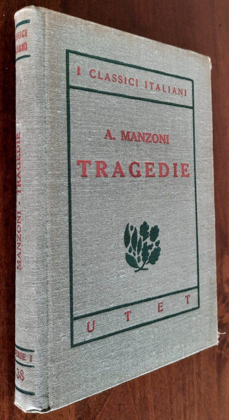 Tragedie - Alessandro Manzoni - Libreria Biellese