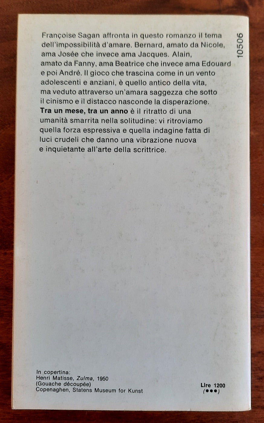 Tra un mese, tra un anno - Libreria Biellese