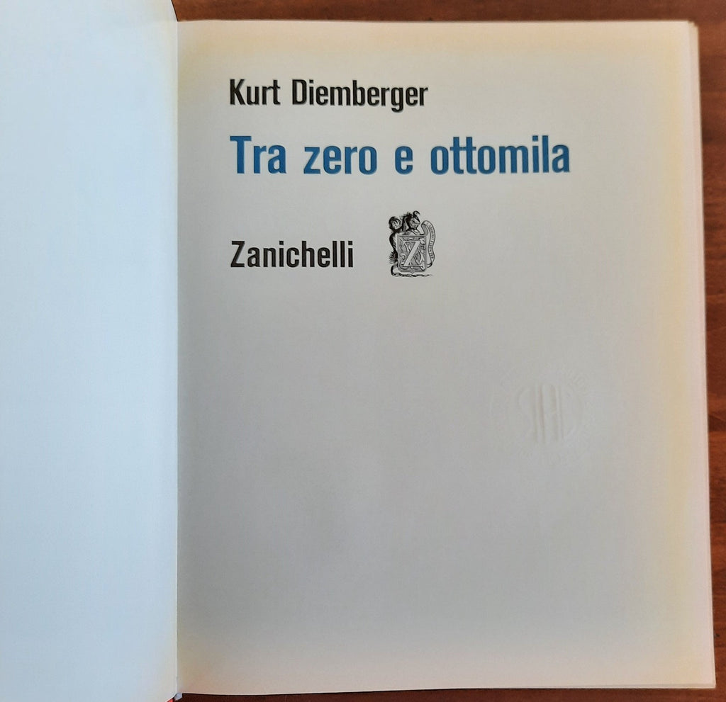 Tra zero e ottomila - Zanichelli - Libreria Biellese