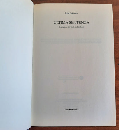 Ultima sentenza - John Grisham