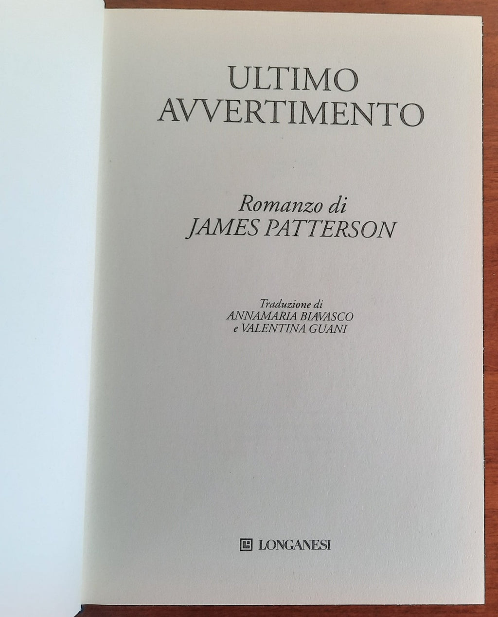Ultimo avvertimento - Libreria Biellese