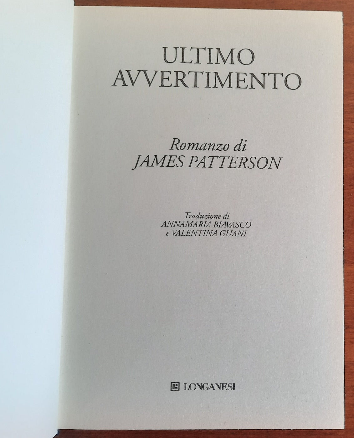 Ultimo avvertimento - Libreria Biellese