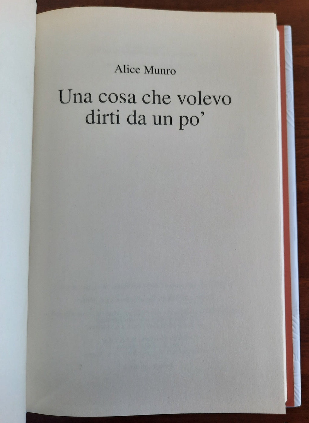 Una cosa che volevo dirti da un po’ - Libreria Biellese