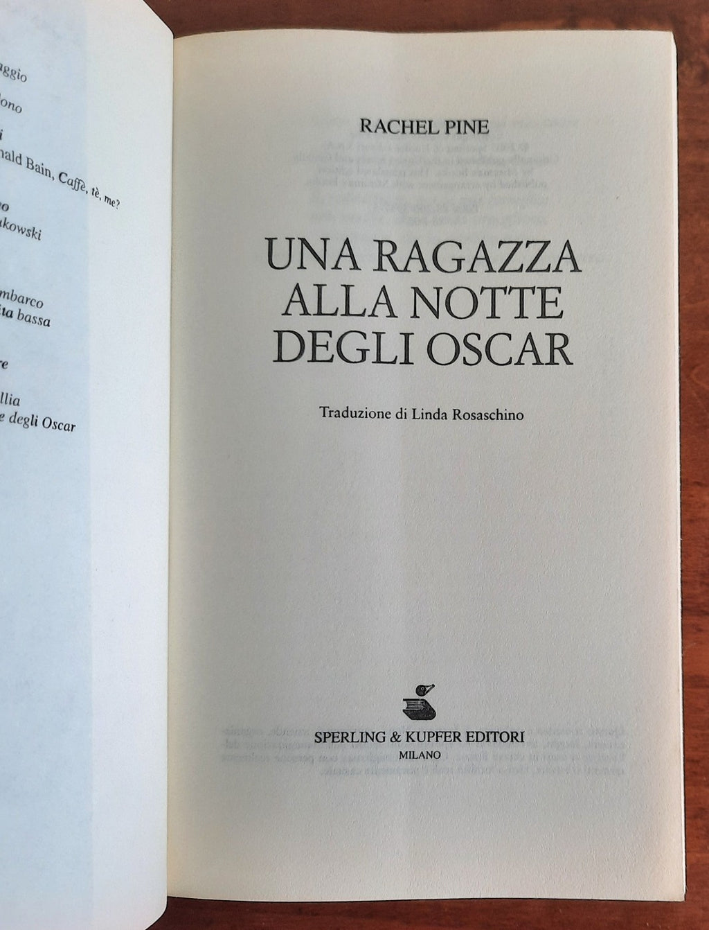 Una ragazza alla notte degli Oscar - Libreria Biellese