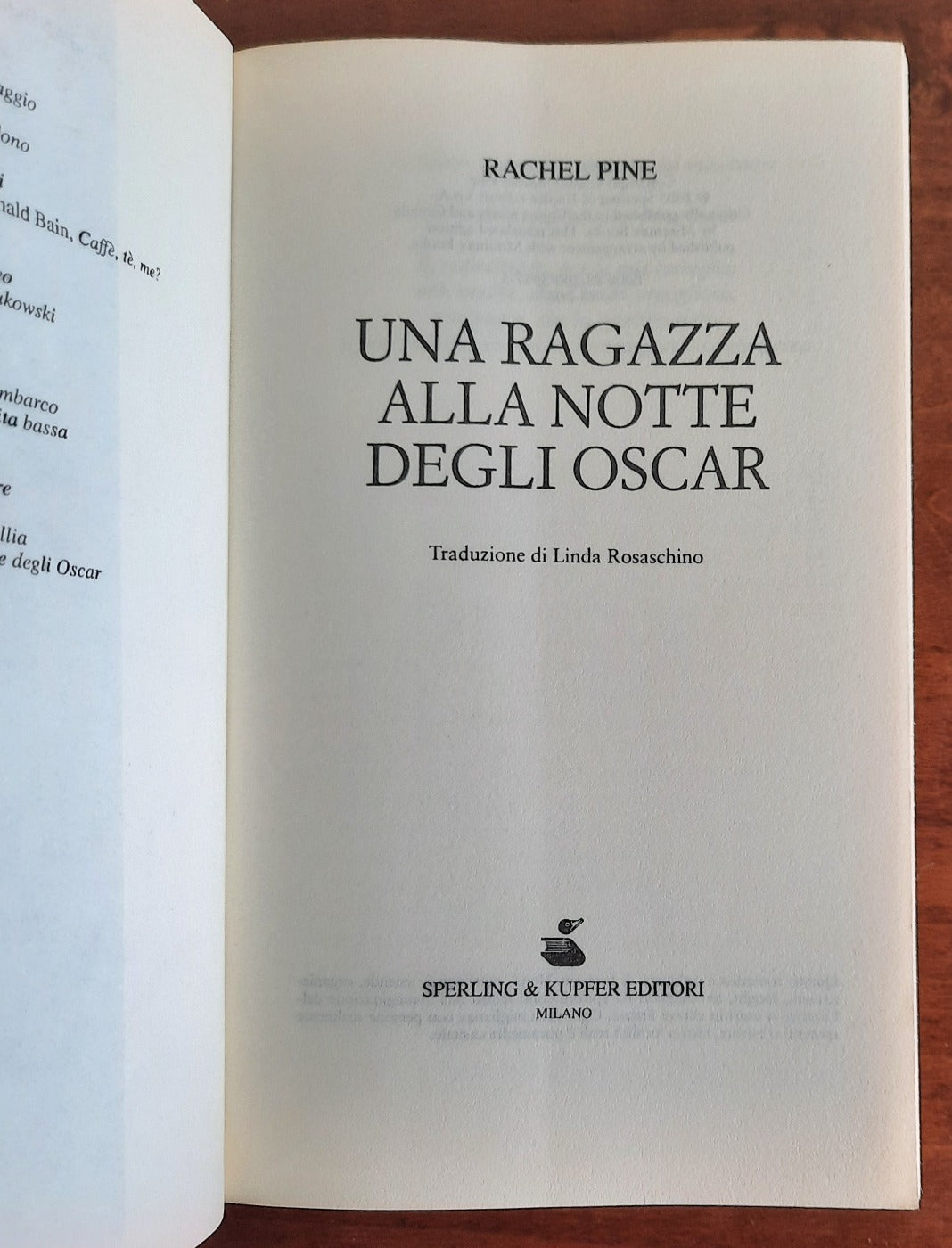 Una ragazza alla notte degli Oscar - Libreria Biellese