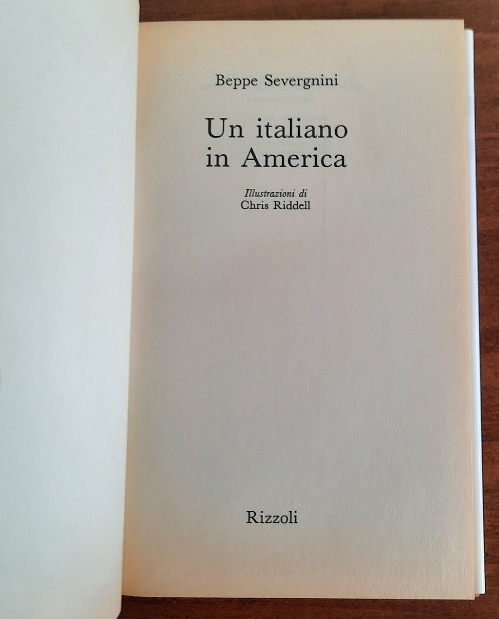 Un italiano in America - Beppe Severgnini - Libreria Biellese