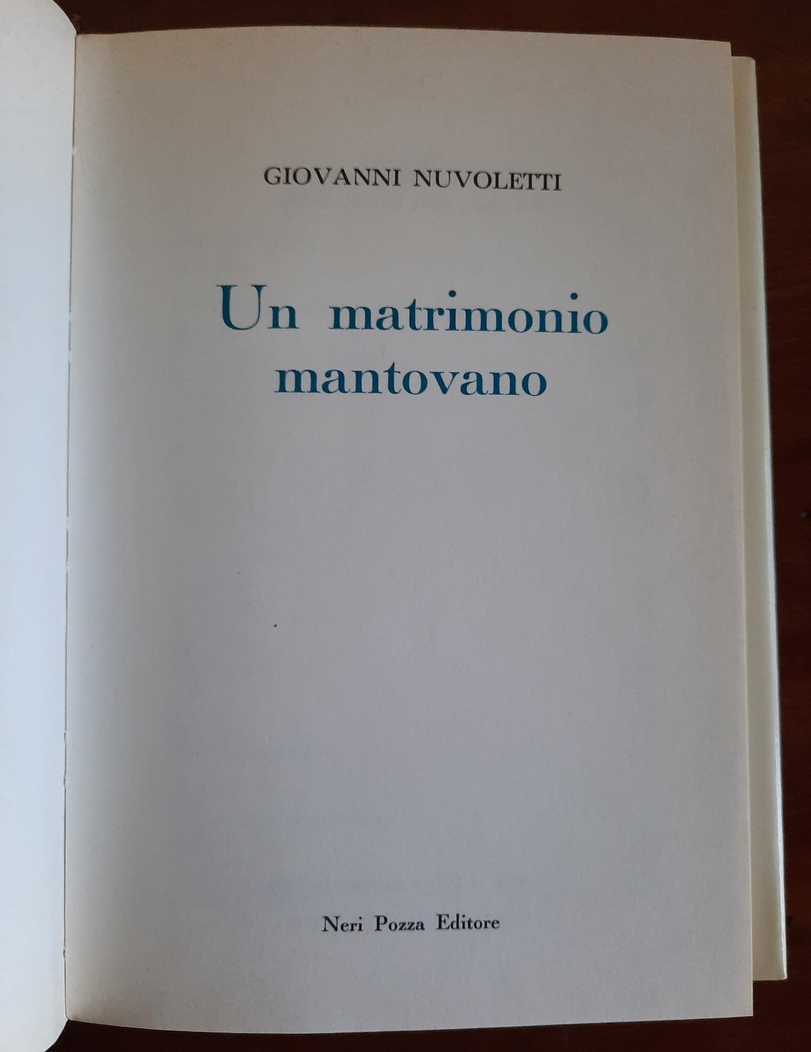 Un matrimonio mantovano