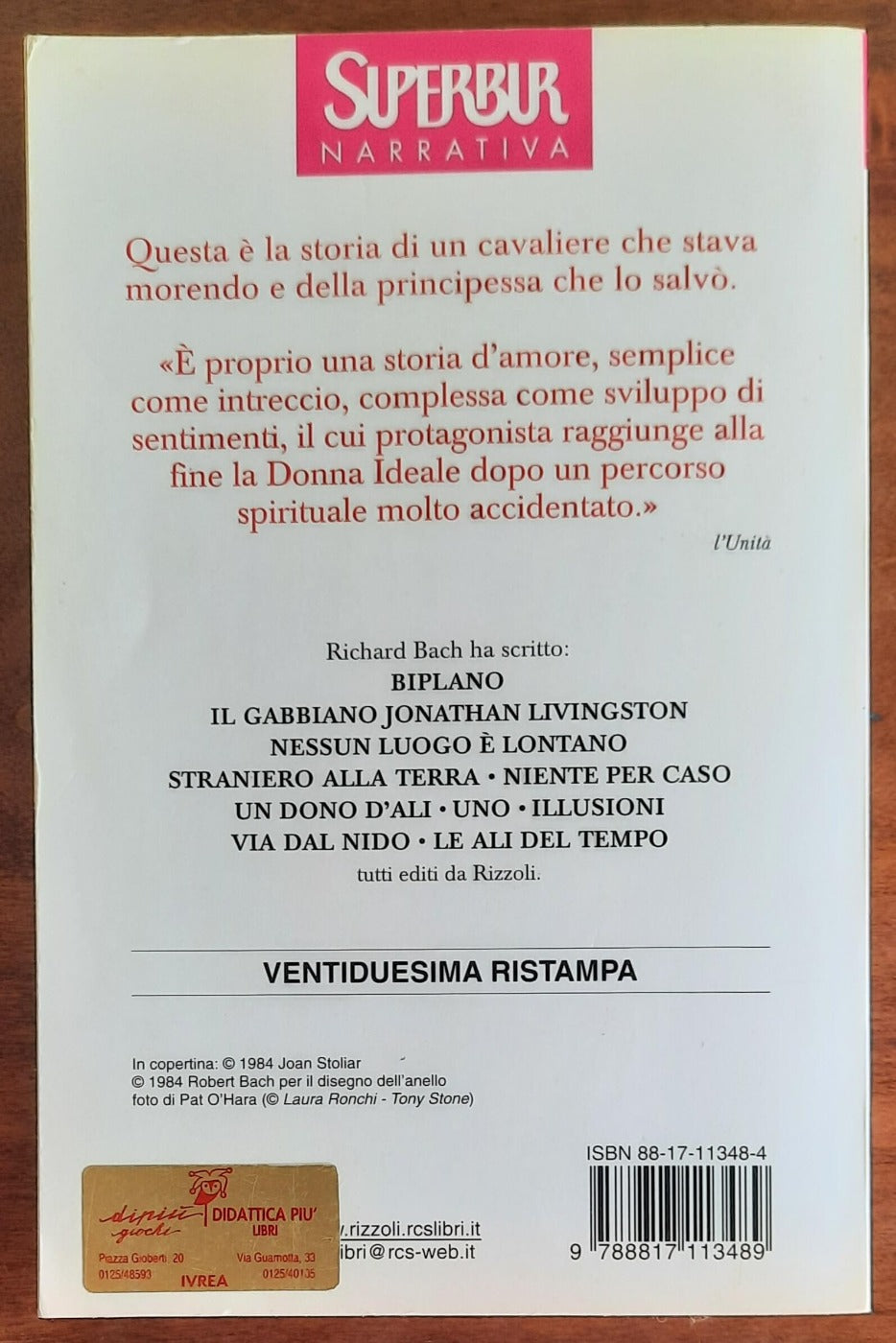 Un ponte sull’eternità - di Richard Bach - 2002 - Libreria Biellese