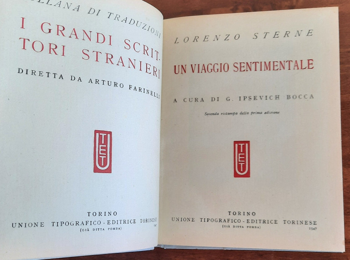 Un viaggio sentimentale - Libreria Biellese