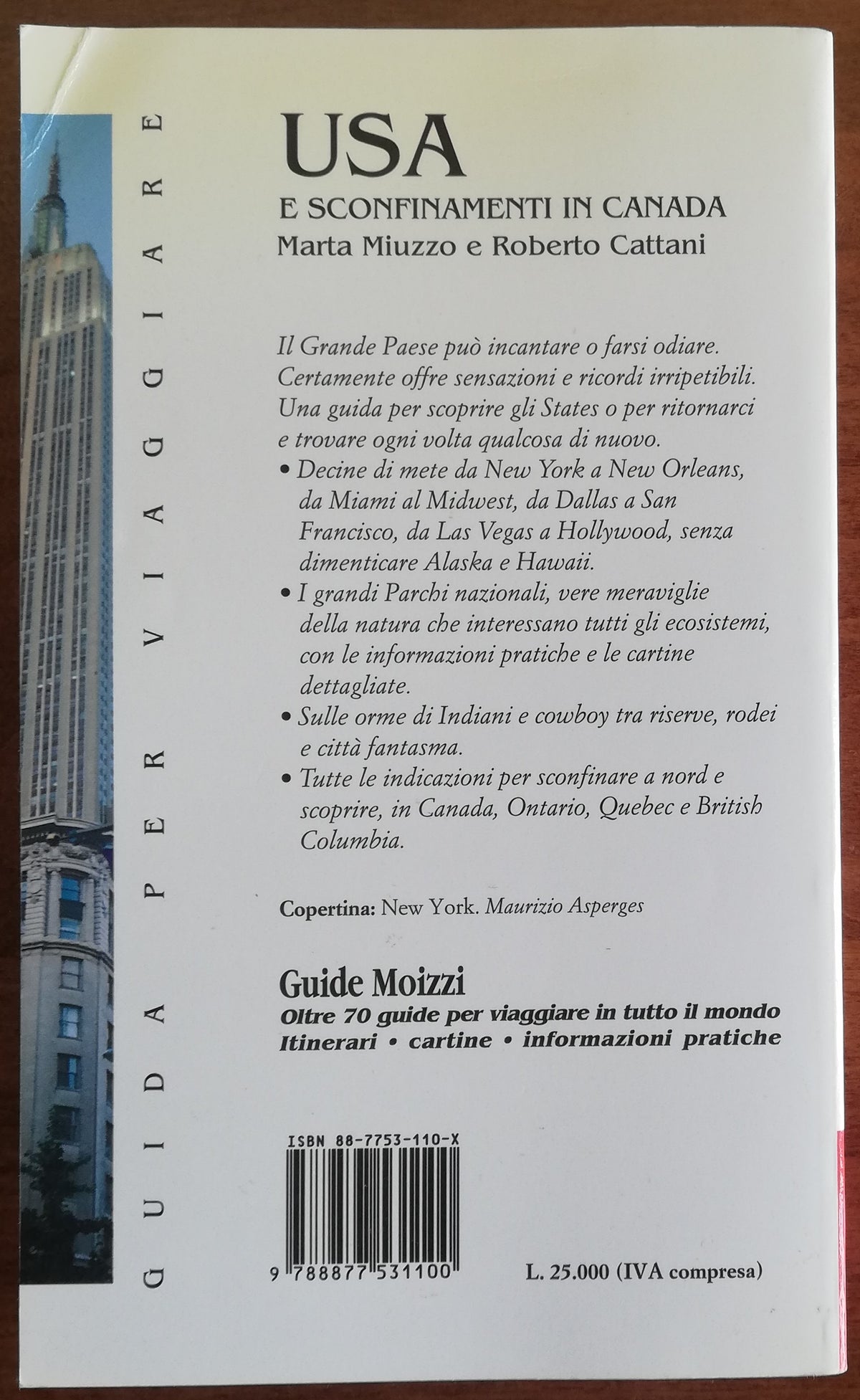 USA e sconfinamenti in Canada - Moizzi - Libreria Biellese
