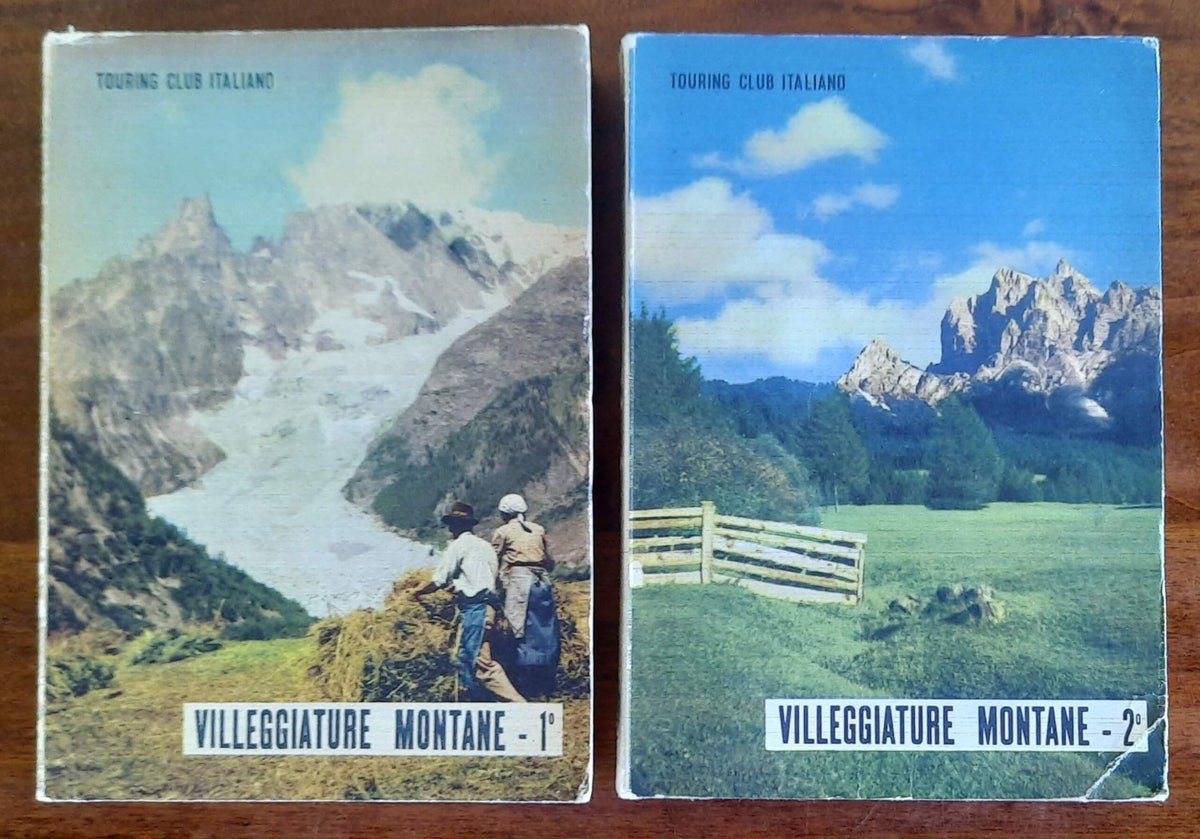 Villeggiature montane - due volumi - Touring Club Italiano - Libreria Biellese
