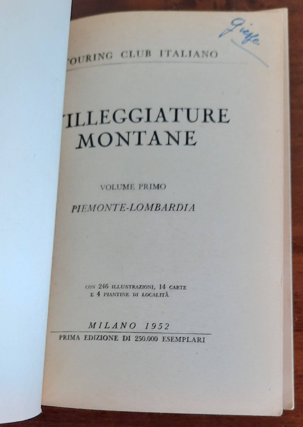 Villeggiature montane - due volumi - Touring Club Italiano - Libreria Biellese