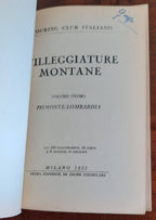 Villeggiature montane - due volumi - Touring Club Italiano - Libreria Biellese