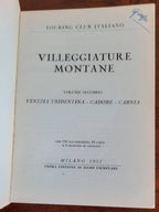 Villeggiature montane - due volumi - Touring Club Italiano - Libreria Biellese