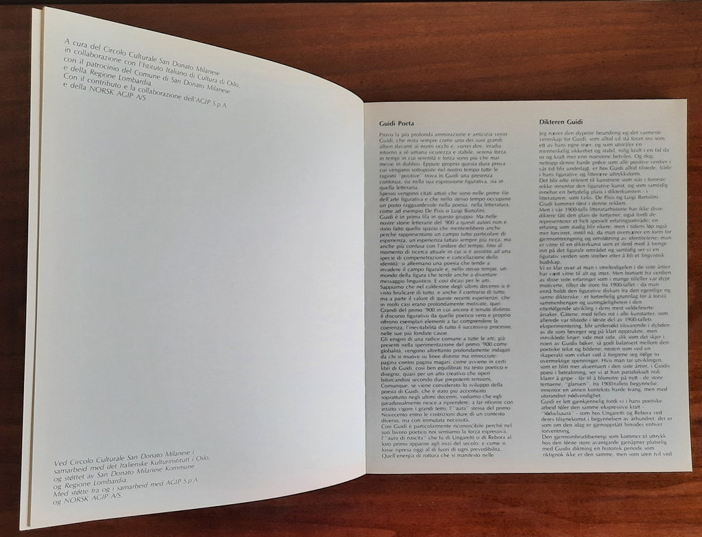 Virgilio Guidi : Poesie 1982 - 1983 - Libreria Biellese