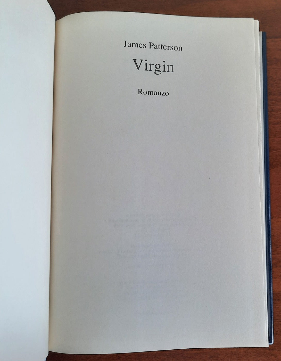 Virgin - James Patterson - Libreria Biellese