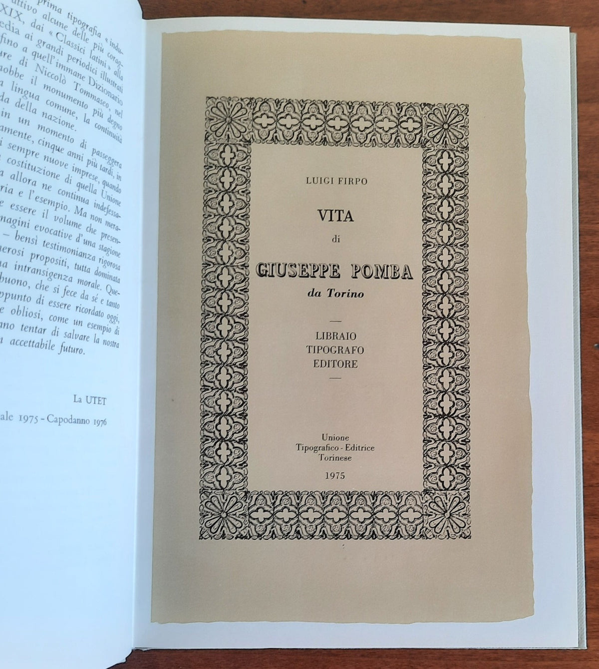 Vita di Giuseppe Pomba - Libreria Biellese