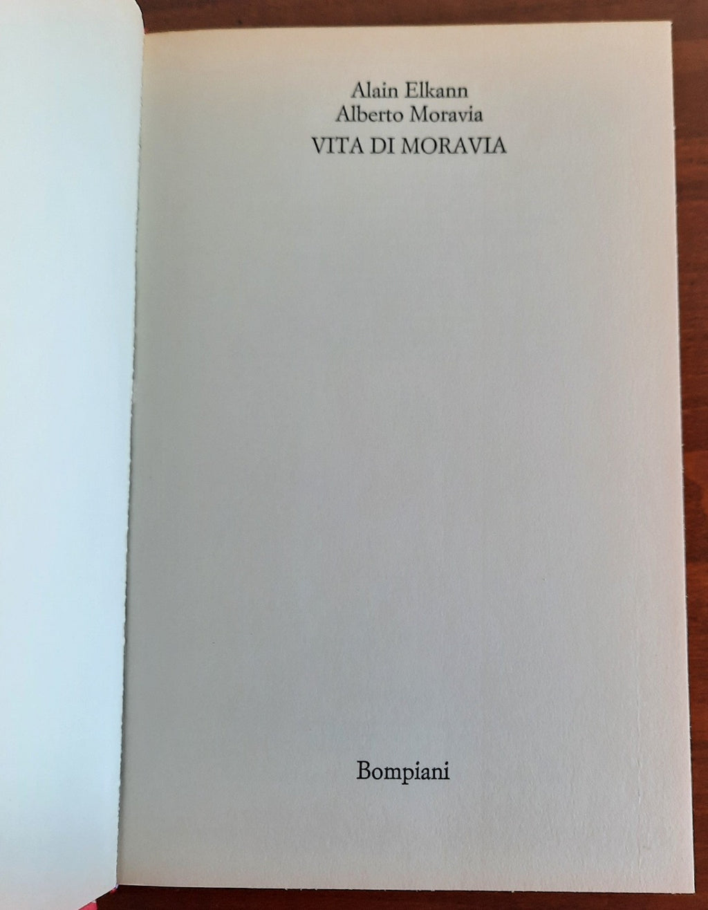 Vita di Moravia - Bompiani - Libreria Biellese
