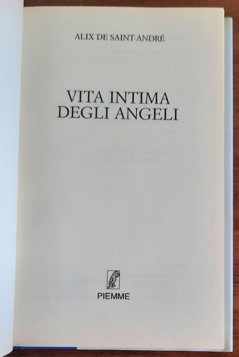 Vita intima degli angeli - Piemme - 1999 - Libreria Biellese