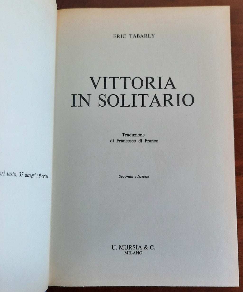 Vittoria in solitario - Mursia - Libreria Biellese