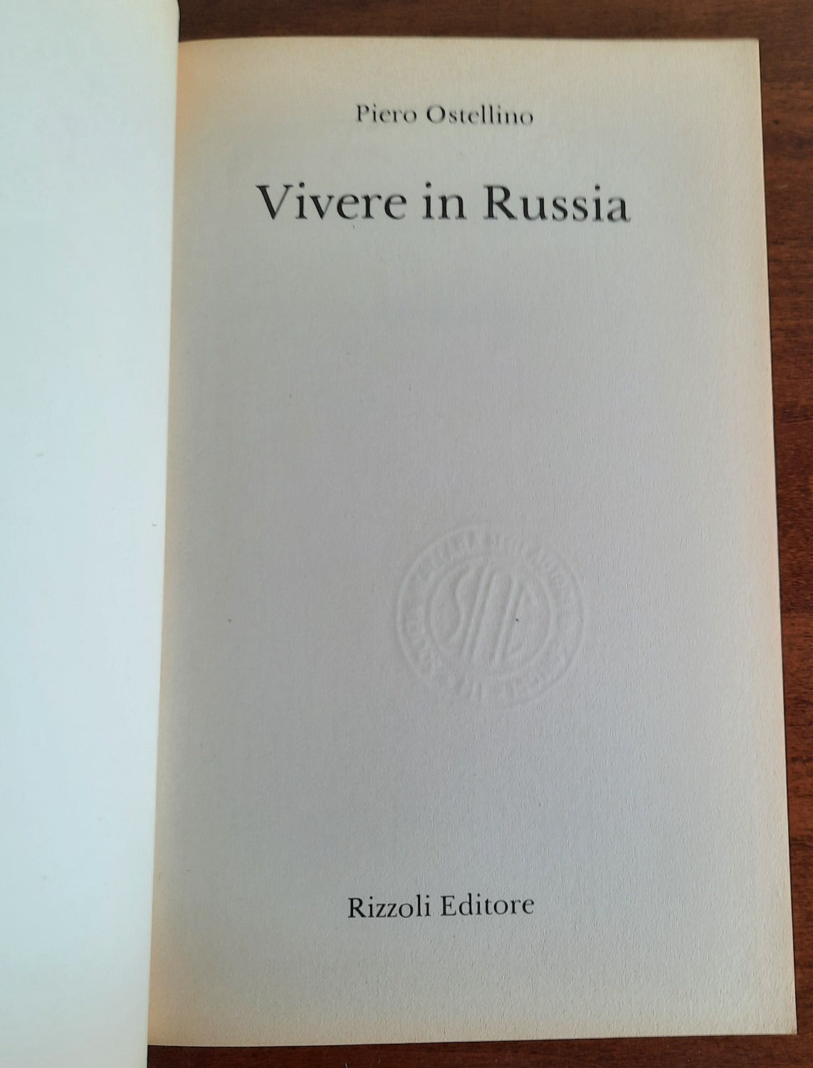 Vivere in Russia - Libreria Biellese