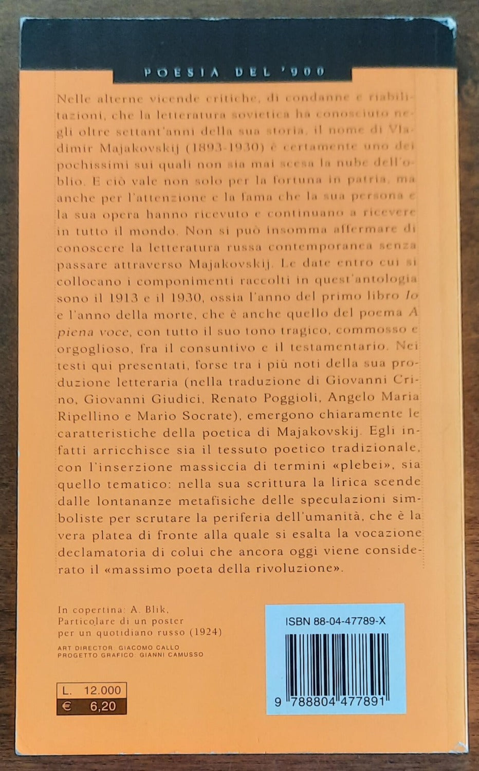 Vladimir Majakovskij: A piena voce. Poesie e poemi