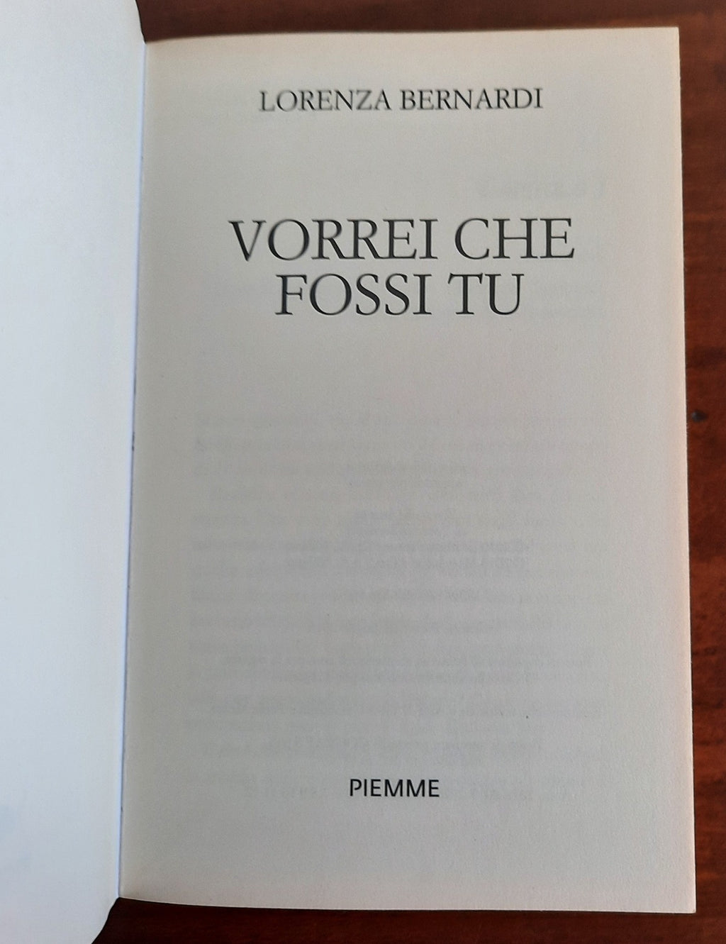 Vorrei che fossi tu - Libreria Biellese