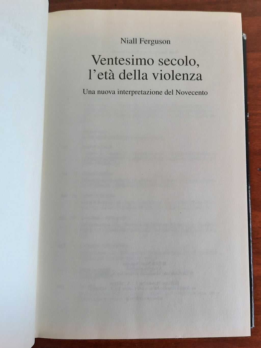 XX secolo. L’età della violenza. Una nuova interpretazione del Novecento - Libreria Biellese